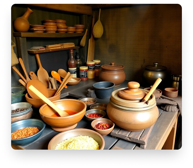 Traditional Javanese Kitchenware